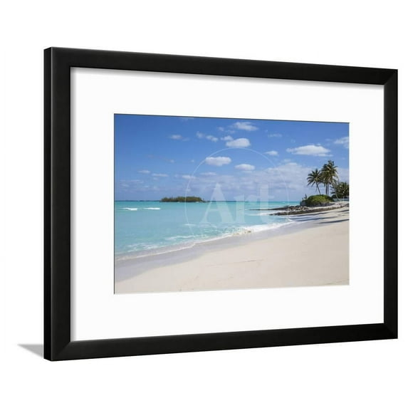 Beach at Treasure Cay, Great Abaco, Abaco Islands, Bahamas, West Indies, Central America, Scenic Framed Art Print Wall Art by Jane Sweeney Sold by Art.Com