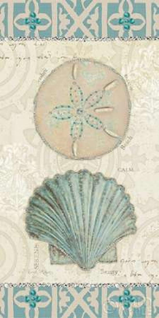 Beach Treasures II Canvas Art - Emily Adams (10 x 20)