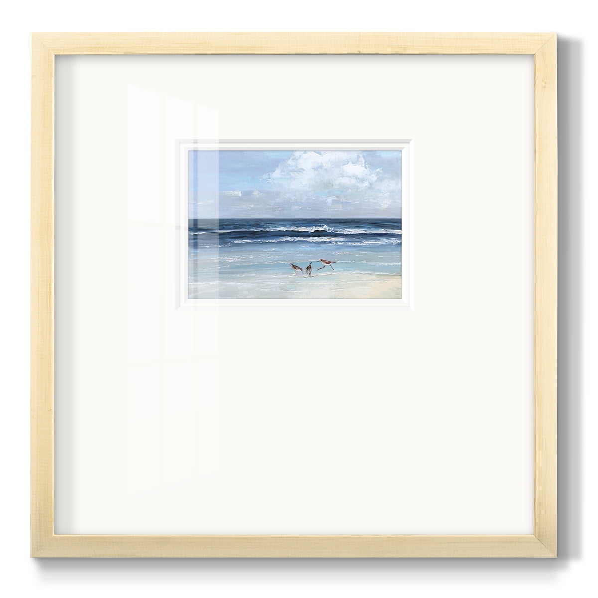 Beach TrioPremium Framed Print