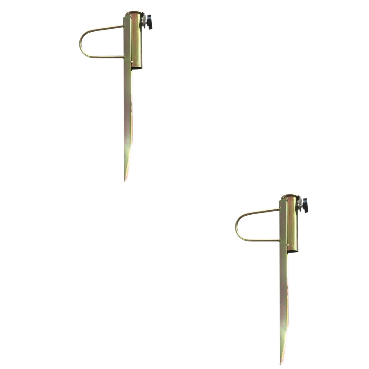 Beach Umbrella 2 Pc Sun Shade Support Anchor Tent Mount Holder Stand