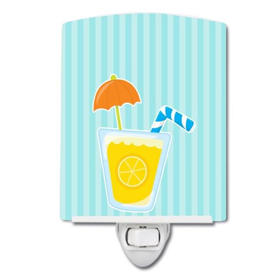 Beach Umbrella Drink Ceramic Night Light