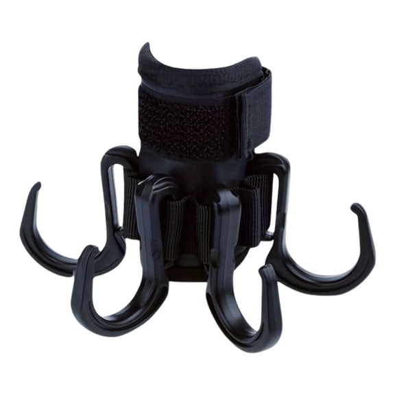 Beach Umbrella Hanging Hook with 4 Hooks - Anti- Organizer for Towels, Bags, Hats & Sunglasses - for Beach, Camping & Backyard Use - Easy to Install