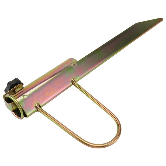 unbranded  Umbrella Ground Inserted Rack Iron Holder Cart Outdoor Golden