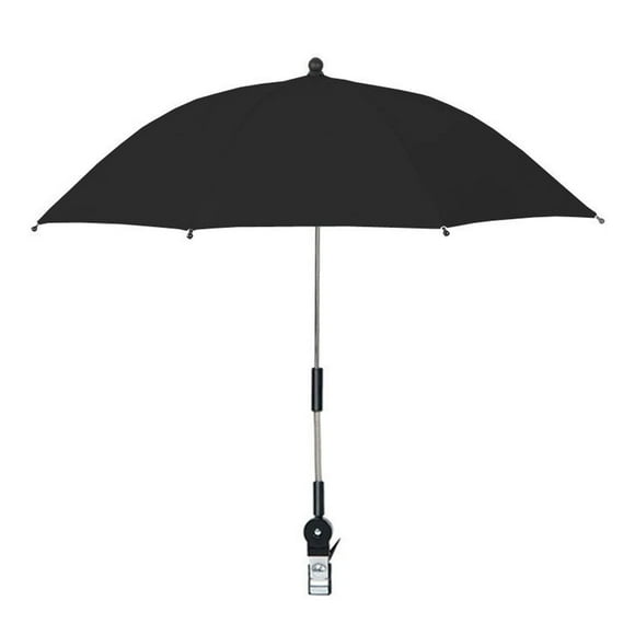 Beach Umbrella with Adjustable Universal Clamp Golf Umbrella Windproof Travel Umbrella Portable Umbrella for Beach Chair, Stroller, Fishing