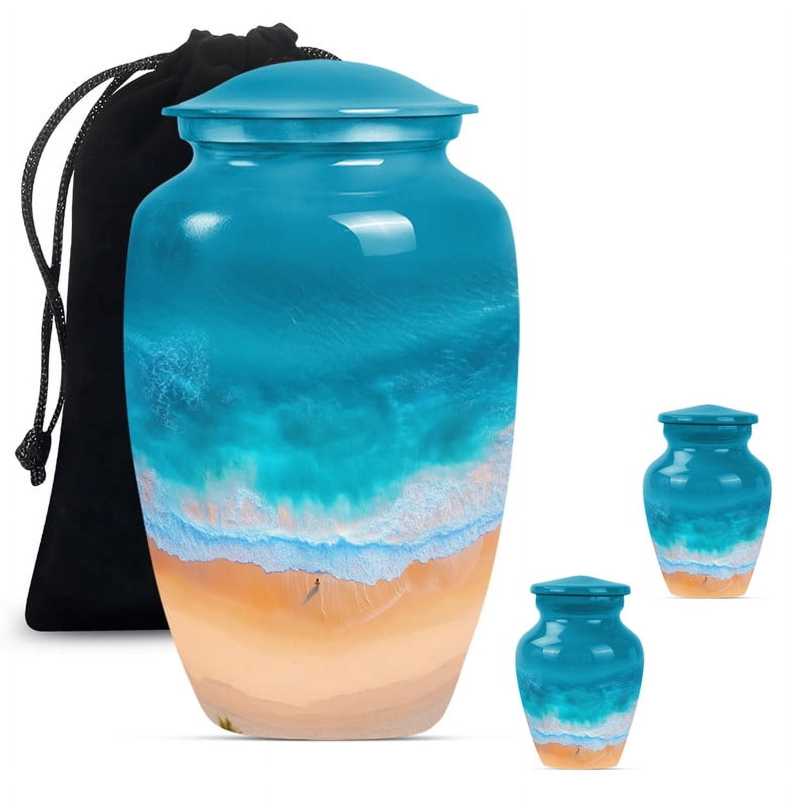 Beach Urn, Urns for Women Human Ashes, Cremation Urns Large Adult ...
