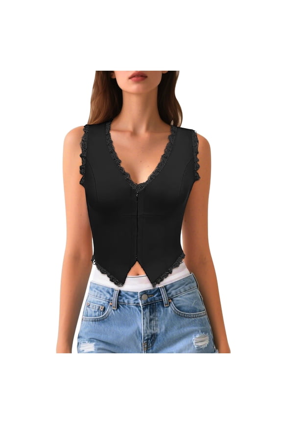 Beach Vacation Clothes for Women Business Casual Winter Women Top Sexy Top Womens plus Size Compression Camisoles Chambray for Camisole with Padded Bra M Apparel Caged Tops Black M