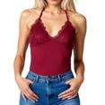 thumbnail image 1 of Beach Vacation Clothes for Women Chest Top Women Cropped Athletic Tops for Compression Womens Shirt Compression Tops Cropped Camisole Casual Tie Bra Top Camisole Workout Bra Bodysuit Crop Red M, 1 of 5
