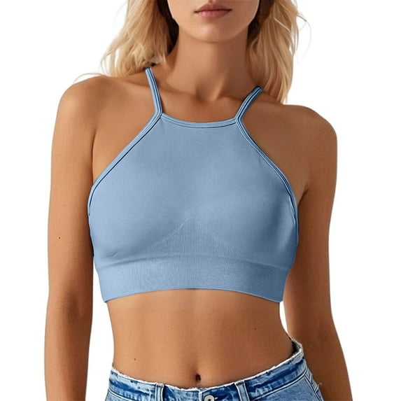 Beach Vacation Clothes for Women Crop Athletic Top Compression Long Top Women 30 for Boy Girl Cute Tops Juniors Little Girl Crop Neck Cropped Girls Size 1 Dress Blue M