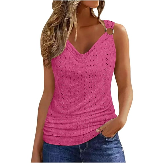 Beach Vacation Clothes for Women Cute Athletic Shirts for Women Button Crop Tops Dance Top Crop Girls Winter Clothes Size 6 Top Pack Cute Tops Silk Cardigan Camisole Workout Spandex Hot Pink S