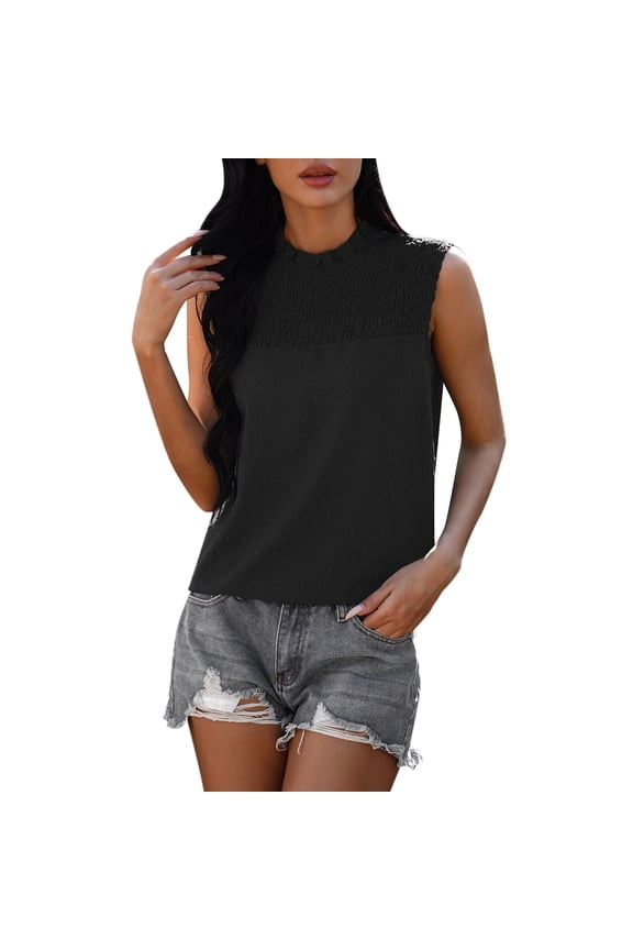 Beach Vacation Clothes for Women Little Year Creme Color Crop Top Compression Shirt Copper Stripe Top Camisole Tops Women Dressy Blouse for Undershirts Compression Garment Candy Button Wo Black M