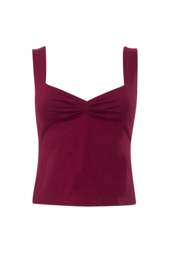 Beach Vacation Clothes for Women Top Crop Tops Pack Dance Tops for Teen Girls Dark Top Blouse Cute Trendy Juniors Cobalt Women Dark Tan Camisole Bright Workout Cardio Camisole Red M