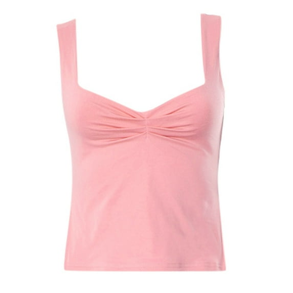 Beach Vacation Clothes for Women Top Crop Tops Pack Dance Tops for Teen Girls Dark Top Blouse Cute Trendy Juniors Cobalt Women Dark Tan Camisole Bright Workout Cardio Camisole Watermelon Red XL