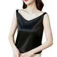 thumbnail image 1 of Beach Vacation Clothes for Women Top Set Women Girls Fuzzy Compression Packs Bra Camisoles for Blouses Casual Fall Compression Shirt plus Size M Apparel Little L Colla Sleeveless Blouses Black 2XL, 1 of 7