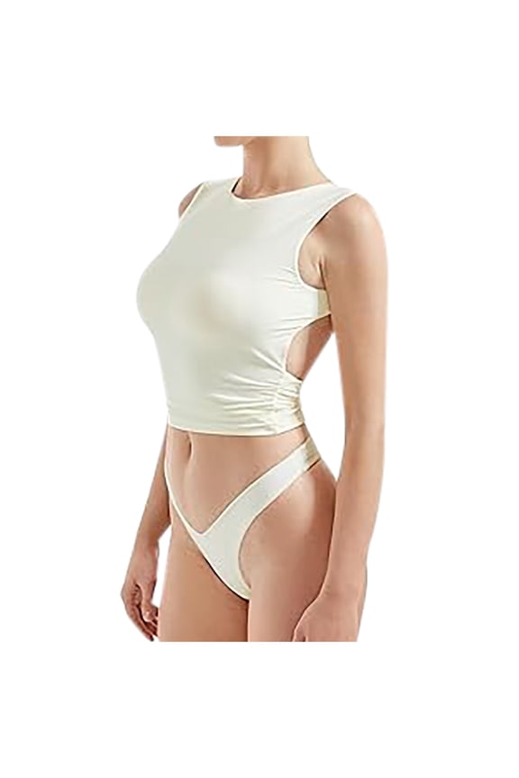 Beach Vacation Clothes for Women Tote Girls Crop for Women Workout Cropped Top Outfit Cute Tops Girls Clothes Shirts Dip Tops 11 12 Bedroom Crop Top Spandex Bra inside 1 Apparel Sexy White S