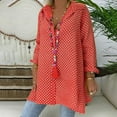 thumbnail image 1 of Beach Vacation Clothes for Women, Women'S Tops, Trendy Women Long Sleeve Blouse Polka Dot Shirt Top Elegant Casual Women Shirts for All Occasions, 1 of 8
