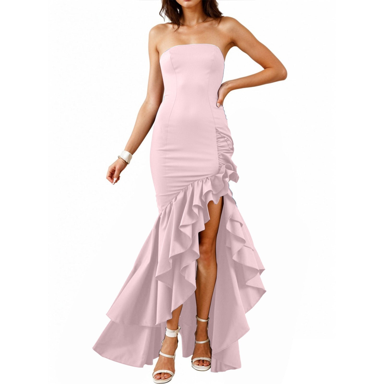green emerald velvet dress A Line V Neck Pink Lace Prom Dress, Pink Lace Formal Dress, Graduation –  jbydress