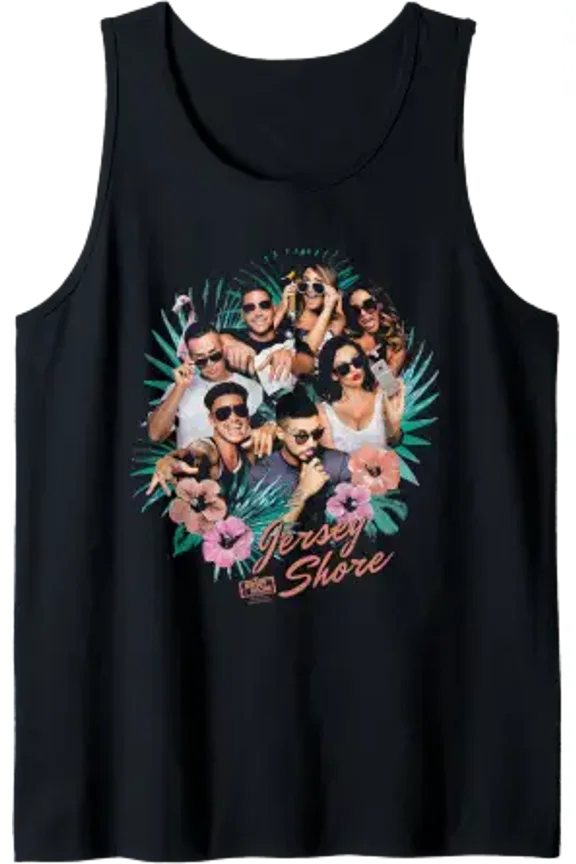 Beach Vacation Family Vacation Tropical Group Photo Tv Show Tank Top Size S-3XL