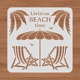 thumbnail image 1 of Beach Vacation Painting Stencils Coconut Tree Beach Umbrella Template Stencils for Wood Wall Painting and Scrapbooking, 1 of 9