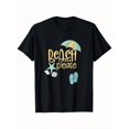 thumbnail image 1 of Beach Vacation Shirt - Cute Beach Please! T-Shirt with Umbrella, 1 of 6