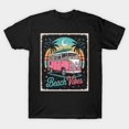thumbnail image 1 of Beach Vibes Funny Retro Summer Vacation Ocean Sea Sand Sun Holiday Graphic - Relaxed Look G745 T-Shirt, for men and women, Up to Size 5XL, 1 of 2