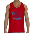 thumbnail image 1 of Beach Vibes Hot Summer Party Tank Top for Men - S M L XL 2XL Graphic Tee - Vacation Outfit Tee Top Gift, 1 of 2