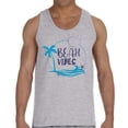 thumbnail image 1 of Beach Vibes Hot Summer Party Tank Top for Men - S M L XL 2XL Graphic Tee - Vacation Outfit Tee Top Gift, 1 of 2