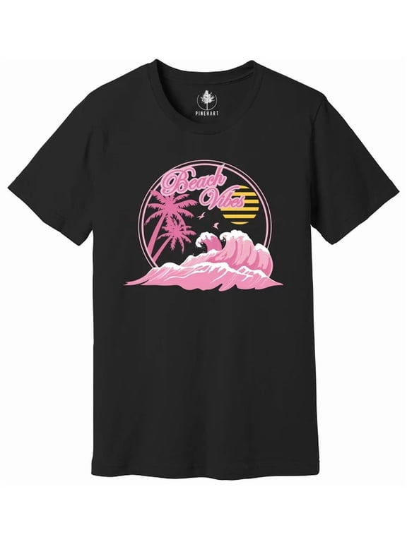 Beach Vibes Preppy Coconut Vsco Cute Graphic Design For Everyday Style T-Shirt, Size S-5XL