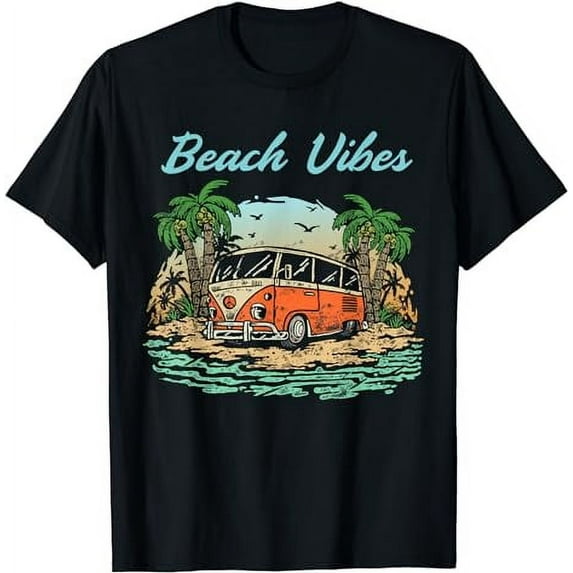 Beach Vibes Shirt Luau Aloha Hawaii Summer Vibes Beach Vibes T-Shirt