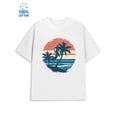 thumbnail image 1 of Beach Vibes Tee mens city 180G 100% Cotton white new york y2k Vintage Unisex Shirt Cotton tshirts Unique Design Unisex Shirt Graphic Tee tshirts Fashion Unisex Shirt Graphic Tee tshirts, 1 of 7