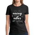 thumbnail image 1 of Beach Vibes Vacay Shirt for Women - S M L XL 2XL 3XL Summer Hot Graphic Tee - T-Shirt Pool Party Tee Gift, 1 of 2