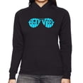 thumbnail image 1 of Beach Vibes - Women's Word Art Hooded Sweatshirt, 1 of 2