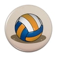 thumbnail image 1 of Beach Volleyball Cartoon Pinback Button Pin, 1 of 4