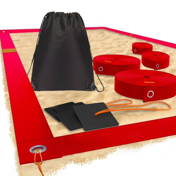 Beach Volleyball Court Line Beach Volleyball Court Boundary and End Line 16m X 8m Beach Volleyball Official Court Size Sand Volleyball Court Line Set