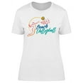 thumbnail image 1 of Beach Volleyball Design T-Shirt Women -Image by Shutterstock, Female Small, 1 of 2