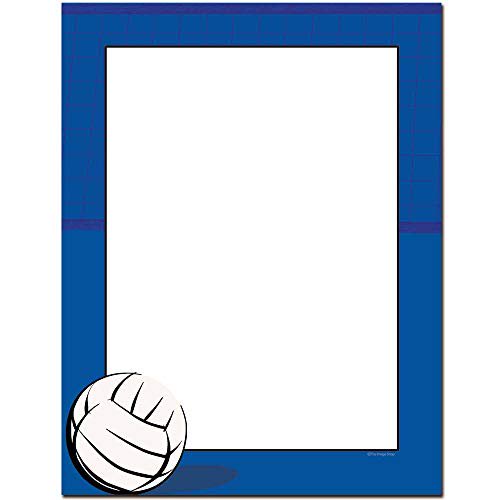 Beach Volleyball Letterhead Laser & Inkjet Printer Paper (25 Pack