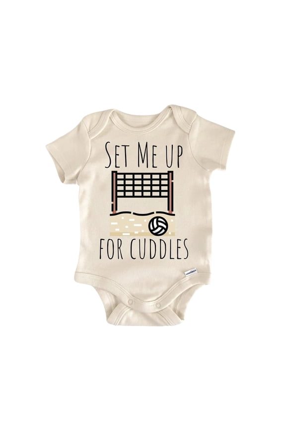 Beach Volleyball Newborn Baby Bodysuit