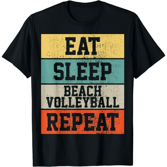 Beach Volleyball Player Retro Vintage Funny Gift T-Shirt