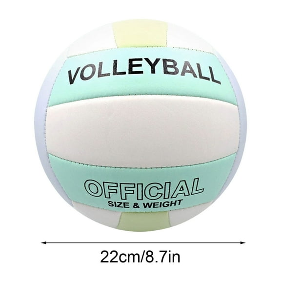 Beach Volleyball, Waterproof Soft Durability Stability Sports Ball Equipment, for Outdoor Indoor Beach Play Game Pool Gym Training, Color