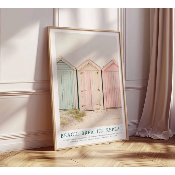 Beach Wall Art, Coastal Decor, Ocean Print, Blue Wall Art, Swimming In Ocean Print, Summer Poster, Beach House Decor, Minimalist Wall Art Wall Art, Modern Wall Decor, 8x12 UNFRAMED