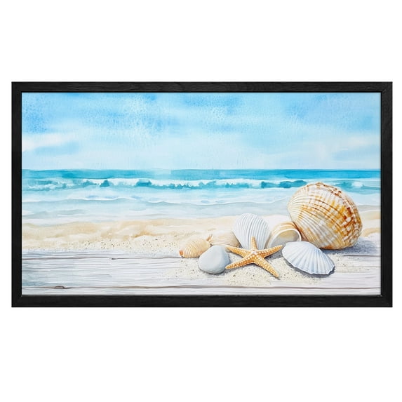 Beach Wall Decor Seaside Rustic Landscape Ocean Canvas Art Wall Decor For Bedroom Livingroom Office