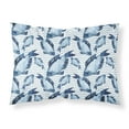 thumbnail image 1 of Beach Watercolor Fishes Fabric Standard Pillowcase, 1 of 2