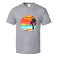 thumbnail image 1 of Beach Watercolor  Tee Novelty Ocean Sea Tshirt Summertime Lover T Shirt, 1 of 1