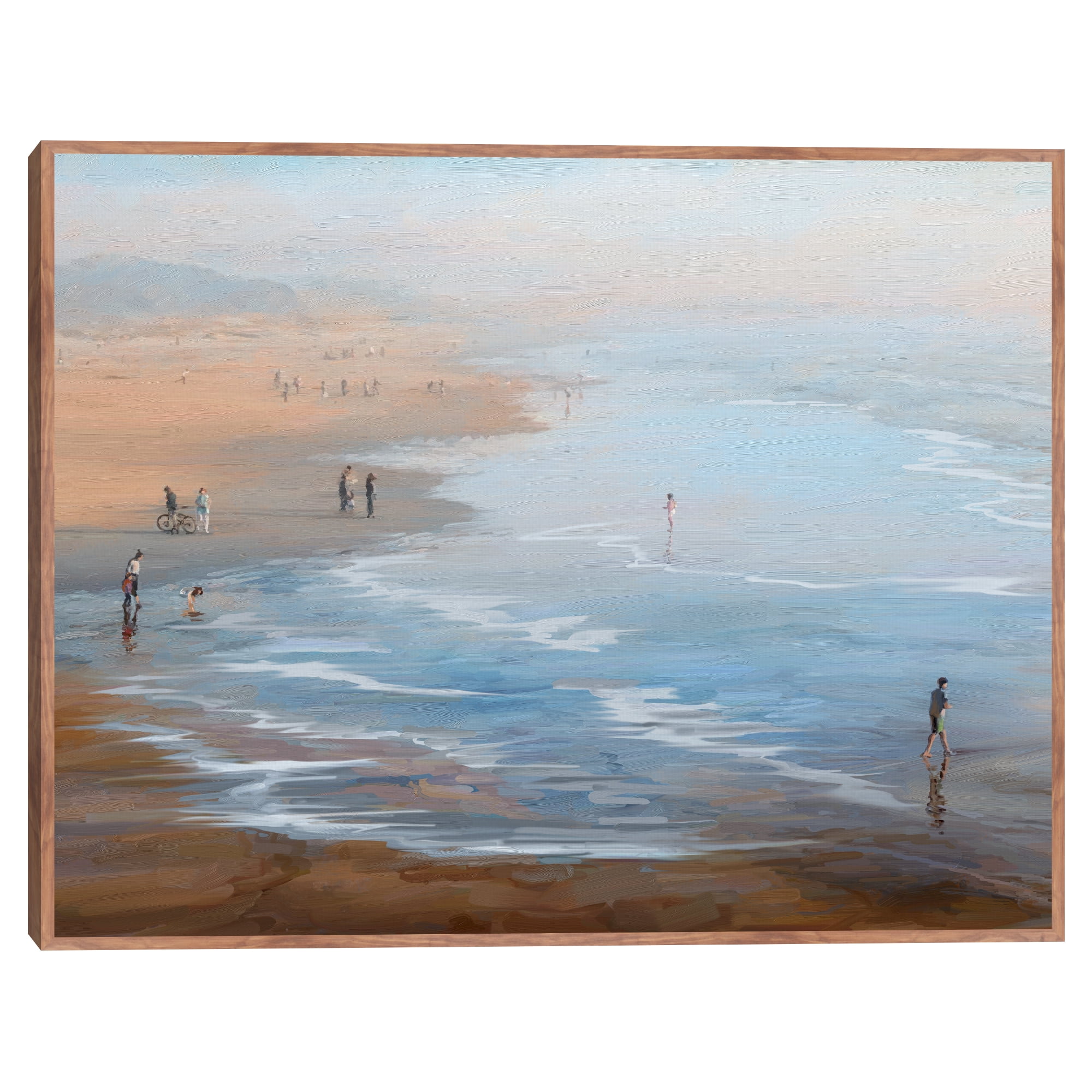 Beach Weekend by Studio Arts Framed Canvas Art