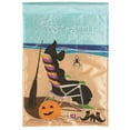 thumbnail image 1 of Beach Witch Tan, Blue, and Black 13 X 19 Polyester Outdoor Hanging Garden Flag, 1 of 2