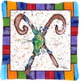 thumbnail image 1 of Beach and Seafood Decorative Fabric Pillow 14 x 14 in., 1 of 1