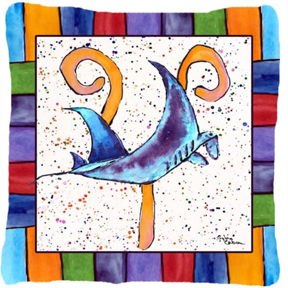 Beach and Seafood Decorative Fabric Pillow