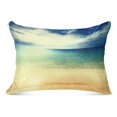 Beach and Sky Throw Pillow Case Plush Pillow Covers Luxury Soft Sofa
