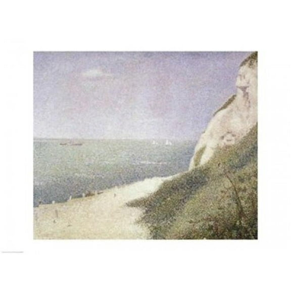 Beach at Bas Butin, Honfleur, 1886 Poster Print by Georges Seurat (36 x 24)