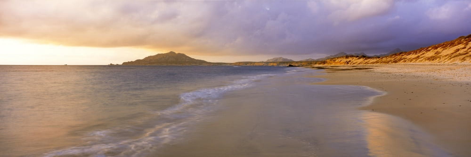 Beach at sunrise Cabo Pulmo National Marine Park Cabo Pulmo Baja California Sur Mexico Canvas Art - Panoramic Images (27 x 9)