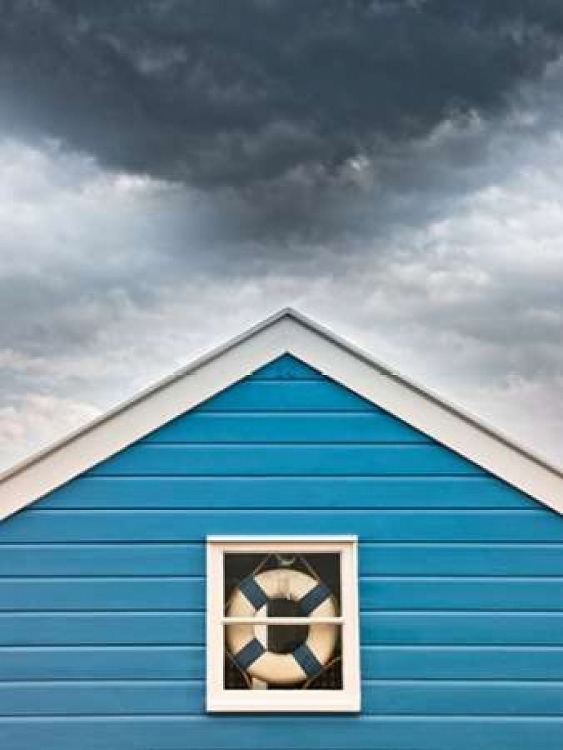 Beach huts at sunset Canvas Art - Assaf Frank (18 x 24)